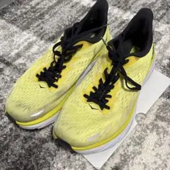 【27.5cm】HOKA ONEONEクリフトン8 WIDE イエロー