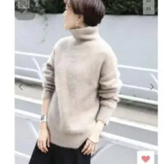 【美品✨】Plage ふわふわ　Furクルースリットプルオーバー　グレー　秋冬 2025年最新】plage fur クルースリットプルオーバーの人気アイテム