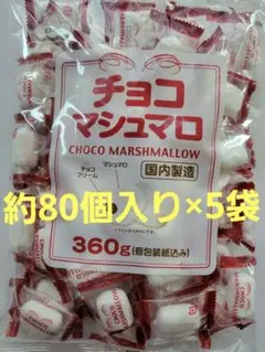 チョコマシュマロ　360g(約80個)×5袋　大容量！　個包装　エイワ　国内製造のサムネイル