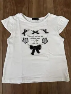 BeBe ホワイト Tシャツ 120cm