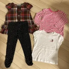 ミキハウス　女の子　4点　90