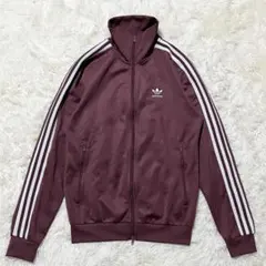 極美品 アディダス トラックジャケット ベッケンバウアー メンズM バーガンディ