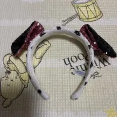 ディズニー カチューシャ スパンコール ダルメシアン 101匹わんちゃん