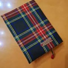 ブックカバー　ハンドメイドNo.47　文庫本サイズ　手帳カバーにも