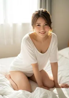 【AI作成写真L判サイズ】理想の彼女 Tシャツのみ3