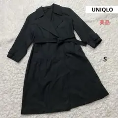 ユニクロ　UNIQLO トレンチコート　メンズ　着回し　美品