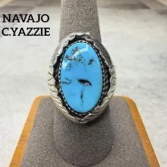 NAVAJO M刻印 ナバホ ターコイズシルバーリング 23号 大きめ - メルカリ