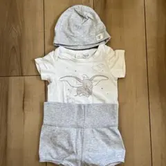 H&M ダンボロンパース 帽子セット 68のサムネイル