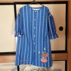 くまのがっこう　エプロン　保育士　幼稚園　スモック　割烹着