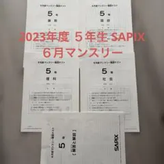 2026年最新】サピックス 5年 マンスリー確認テストの人気アイテム