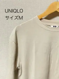 【UNIQLO】ユニクロ　エアリズムコットンオーバーサイズTシャツ　サイズM