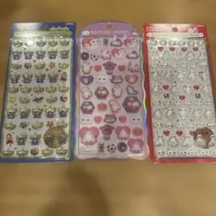 ボンボンドロップシール　ミニ　コットンパフィ　ベイマックス　エイリアン