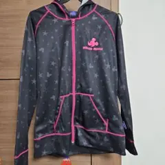 ディズニー パーカー スポーツウェア レディース L　裏メッシュ ジップアップ