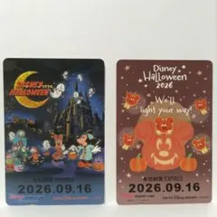 2枚セット　フリーきっぷ フリー切符　ハロウィン　2026