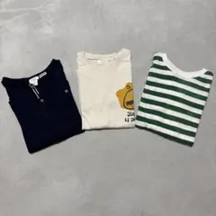 【3枚セット】ZARA ロングTシャツ　長袖カットソー 110cm 4歳　5歳