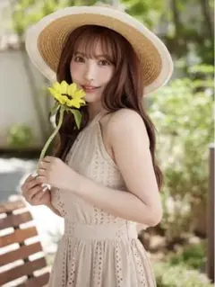 mistreass cotton race halter neck dress