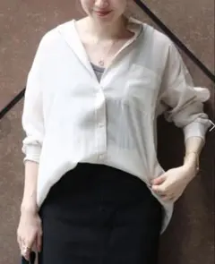 イエナ　リライムローンオーバーシャツ　36