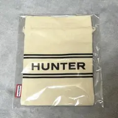 HUNTER ノベルティ巾着袋 ベージュ