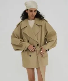 CLANE ★ OVER SHORT TRENCH COAT