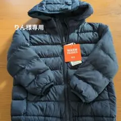 UNIQLO暖かいネイビー中綿コート 110サイズ