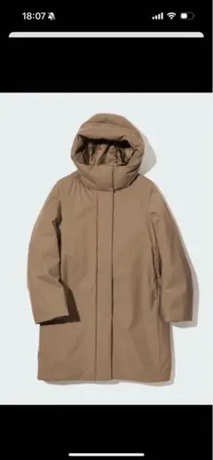 UNIQLO ハイブリッドダウンコート　M