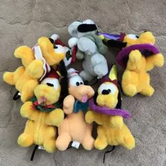 レトロ　プルート　ぬいぐるみバッジ　まとめ売り　東京ディズニーリゾート