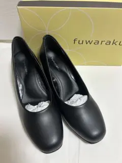 パンプス 24.5cm 5cmヒール シューズ フワラク fuwaraku