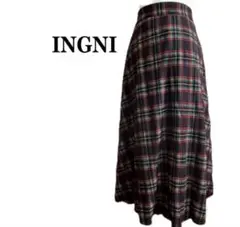 INGNI イング レディース チェック フレアスカート Ｍ 可愛い 美品