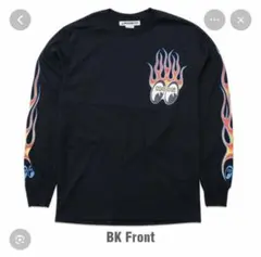 MOONEYES Flamin' Long Sleeve T-Shirtブラックのサムネイル