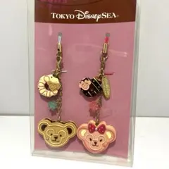 東京ディズニーシー ダッフィー シェリーメイ ペアストラップ ドーナツ