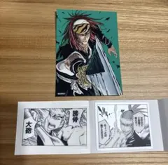 BLEACH クリアステッカー 生ブロマイド 阿散井恋次 ジャンフェス