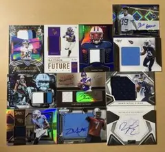 NFL SIGN/AUTO PATCH BOOKLET 10枚セット SP