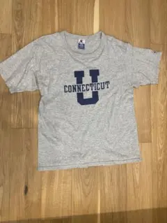 90s champion チャンピオン 青タグ グレー L コネチカット