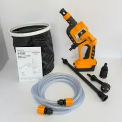 【美品】リョービ 充電式 ポータブル洗浄機 KSW-1800L1