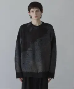 remer abstract gradation knit