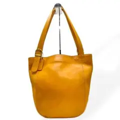 美品　COACH オールドコーチ　トートバッグ　肩掛け　希少カラー　イエロー