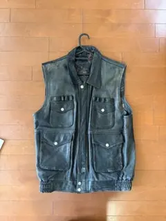 美品✨ネペンテス ProvincetownPlayers 34 レザーベスト 美品✨ネペンテス ProvincetownPlayers 34 レザーベスト - メルカリ