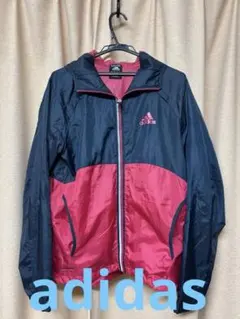 adidas レディース　フード付きウィンドブレーカー