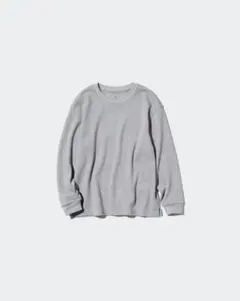 ユニクロ　ソフトタッチクルーネックロングTシャツ