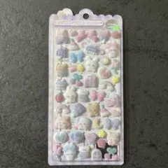 ふわふわドロップシール　ぬいぬい　フロッキー　クーリア