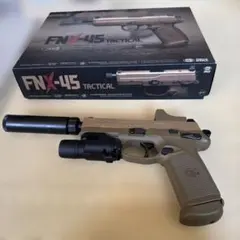 美品 東京マルイ FNX-45タクティカル フルセット 精密バレルカスタム