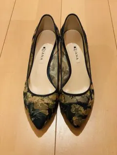 DAINA ダイアナフラワー刺繍 ポインテッドトゥパンプス　完売品　入手困難