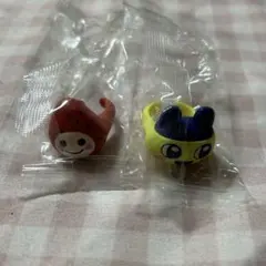 サ*い様 たまごっち ぷくっとリング まめっち いちごっち ガチャガチャ