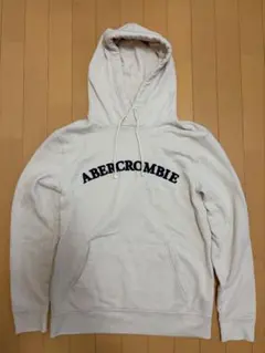 Abercrombie & Fitch フリースパーカー Sサイズ ホワイト