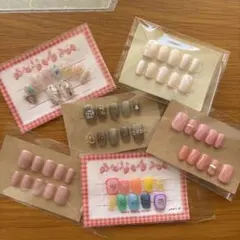 ネイルチップ、6個まとめ売り
