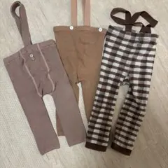 ベビーサスペンダー付きスパッツ　70-80cm アプレレクール　プティマイン