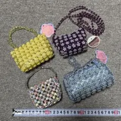 レトロ　ビーズバッグ　昭和レトロ