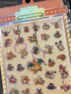 韓国限定⭐️新品未開封　ポケモン　バブルステッカー オレンジ　ボンボンドロップ