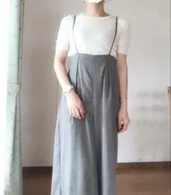 ワイドパンツ オーバーオール