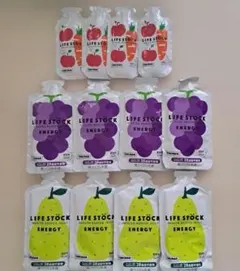 【保存食】【未開封】LIFE STOCK 非常食 ゼリー 12個セット